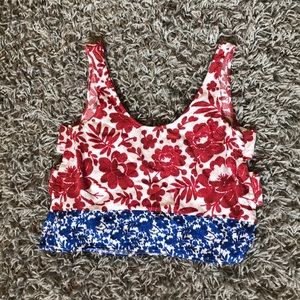 Floral crop top